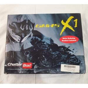 Chatterbox GMRS X1 Transmitter Communication Head, Full Face Kit- Missing Headse